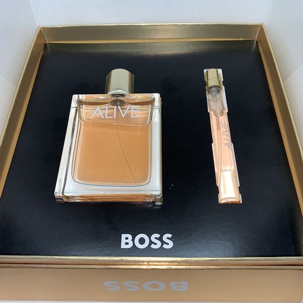 (HSD: 4/2027) Bộ Qùa Tặng Nước Hoa Nữ Hugo Boss Alive EDP 10ml-80ml