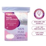 Bông Tẩy Trang Yusachi Suzuran Cao Cấp Nhật Bản 100% Cotton 150 Miếng