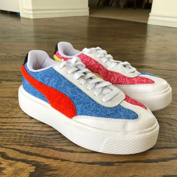 Giày Thời Trang Nữ Puma Oslo Maja Mr Doodle Ultramarine-American 375791_01