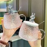 Combo 2 Ly Nước Thủy Tinh Hình Gấu Mẫu NNG009