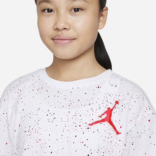 Áo Thun Thời Trang Bé Gái Rookie Jordan APP JDG Color Mix Speckle AOP 45B267-001
