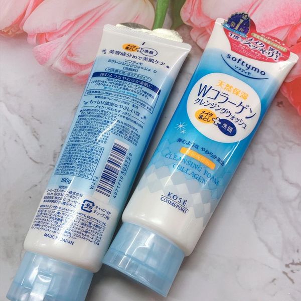 Sữa Rửa f1689 & Tẩy Trang Tạo Bọt f1678 vip Bổ Sung Collagen Softymo 190G