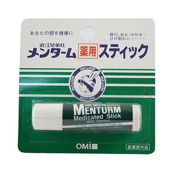 Son Dưỡng Ẩm Bạc Hà Dành Cho Môi Khô Và Nứt Nẻ Omi Brotherhood Menturm 4G