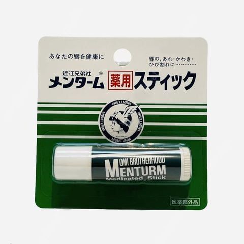 Son Dưỡng Ẩm Bạc Hà Dành Cho Môi Khô Và Nứt Nẻ Omi Brotherhood Menturm 4G - GWP