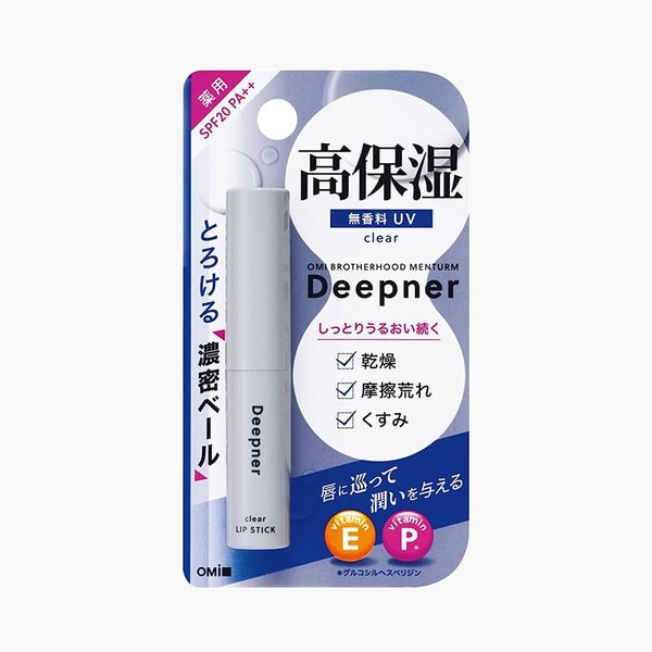 Son dưỡng môi chống nắng Omi Menturm Deepener 2.3g Không hương