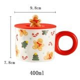 Ly Sứ Giáng Sinh Màu Xanh Mẫu NNG004