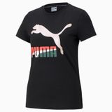 Áo Thun Thời Trang Nữ Puma Classics Logo Tee (s) Black-Multi 530077_61