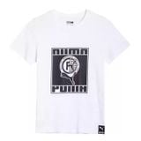 Áo Thun Thời Trang Bé Trai Puma INTL Tee B White 530892_02