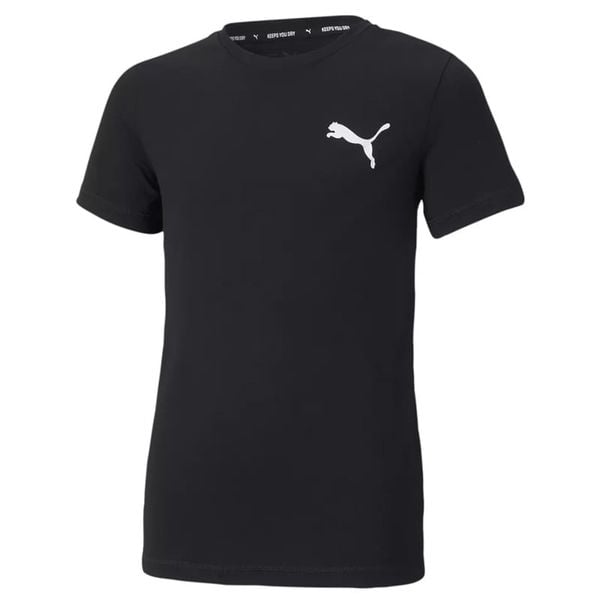Áo Thun Thời Trang Bé Trai Puma ACTIVE Small Logo Tee B Black 586980_01