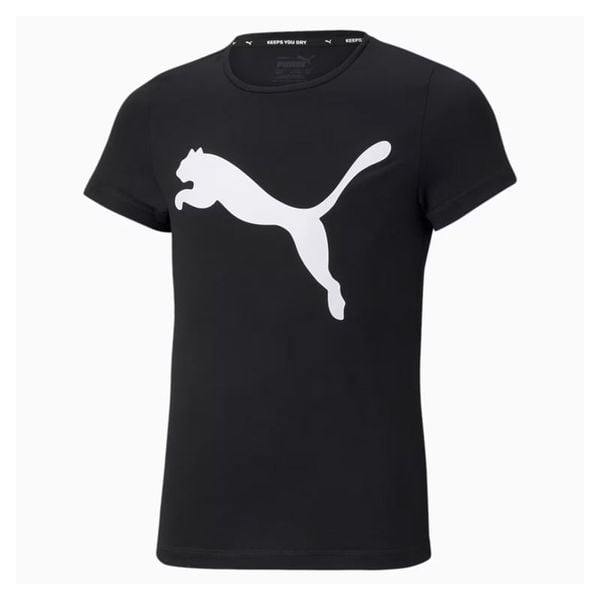 Áo Thun Thời Trang Bé Gái Puma ACTIVE Tee G Black 587007_01