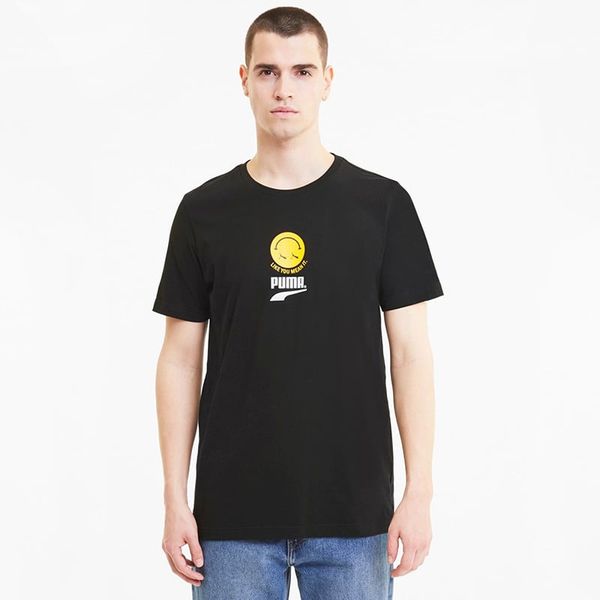 Áo Thun Thời Trang Nam Puma Club Graphic Tee Black 598793_01