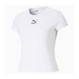 Áo Thun Thời Trang Nữ Puma Classics Fitted Tee White 599577_02