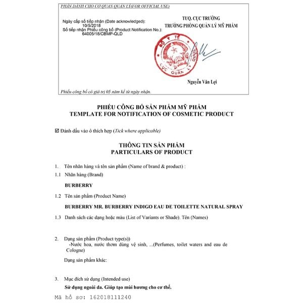 Nước Hoa Burberry Mr Burberry EDT 100ml