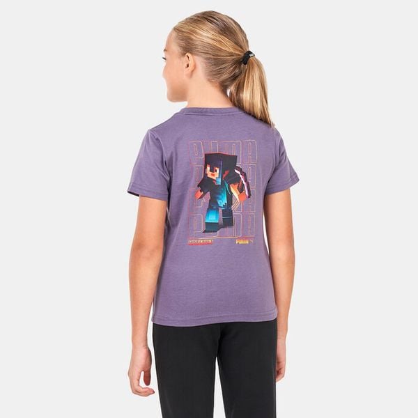 Áo Thun Thời Trang Bé Gái Puma MINECRAFT Graphic Tee 67035961