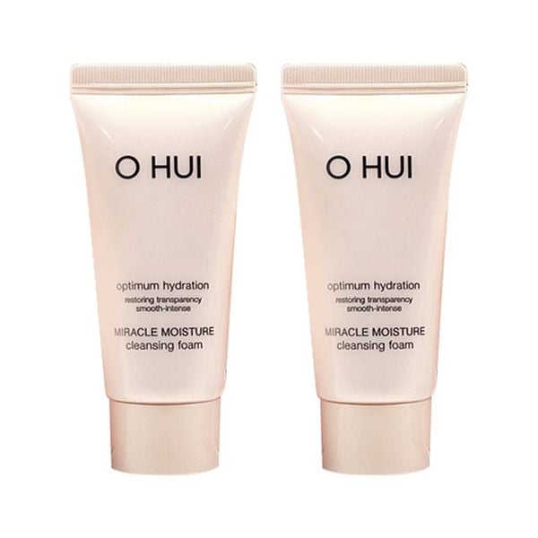 (HSD: 4/2026) Combo 2 Sữa Rửa Mặt Ohui Moisture Cleansing Foam 25mlx2 (Hàng tách set)