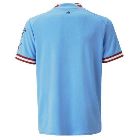 Áo Thun Bóng Rổ Trẻ Em Puma MCFC Home Jersey Replica Jr 76571301