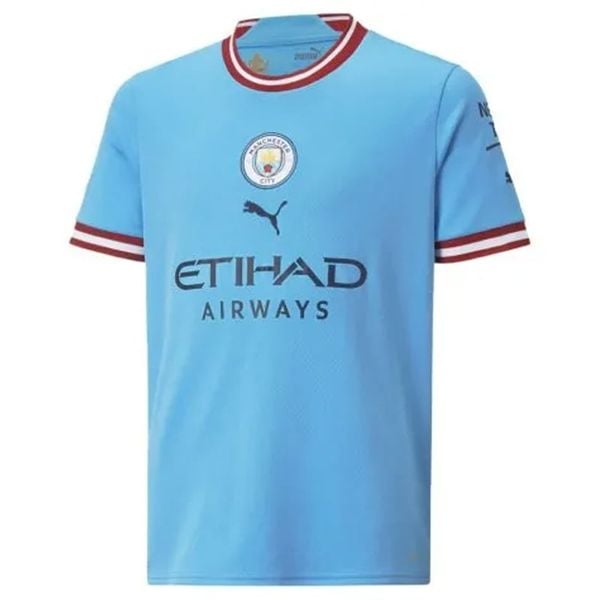 Áo Thun Bóng Rổ Trẻ Em Puma MCFC Home Jersey Replica Jr 76571301