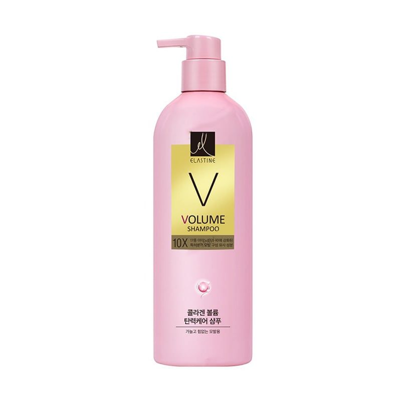 (HSD: 10/2025) Dầu Gội Hàn Quốc Siêu Dưỡng Kích Thích Mọc Tóc (V) Elastine Collagen Volume Care 10X Shampoo 680ml