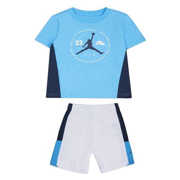 Quần Shorts Thời Trang Trẻ Em Rookie Jordan JDK Court Blocked Short Set 85B584-001