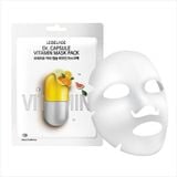 Hộp 10 Miếng Mặt Nạ Sáng Da Căng Bóng Lebelage Dr.Capsule Vitamin Mask Pack 25mlx10