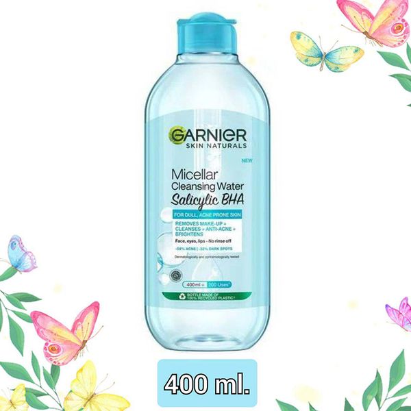 Nước Tẩy Trang Dành Cho Da Dầu Mụn Garnier Micellar Cleansing Water For Oily & Acne-Prone Skin 400ml