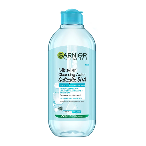 Nước Tẩy Trang Dành Cho Da Dầu Mụn Garnier Micellar Cleansing Water For Oily & Acne-Prone Skin 400ml