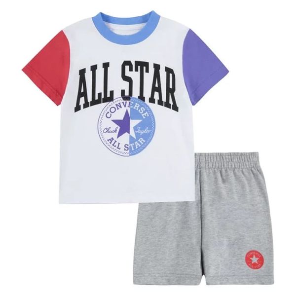 Bộ Quần Áo Bộ Quần Áo Thời Trang Bé Trai Rookie Converse GREY 8CC672-042