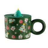 Ly Sứ Giáng Sinh Màu Xanh Mẫu NNG004