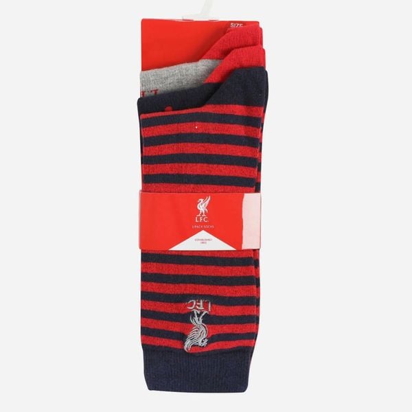 Vớ Đá Bóng Unisex Lfc Acc Mens 3pk Design Sock A15200