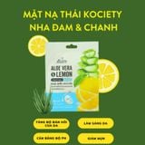 (HSD: 1/2026) Combo 10 Mặt Nạ Dưỡng Ẩm Chanh Và Nha Đam Kociety 27gx10