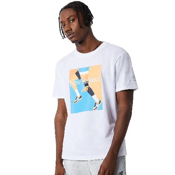 Áo Thun Thời Trang Nam New Balance Essentials Celebrate Run Tee AMT21516WT
