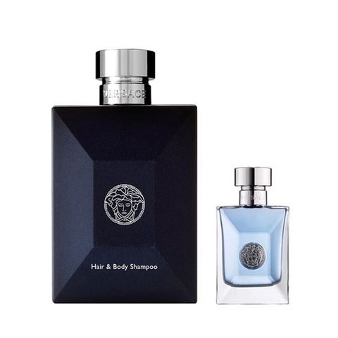 Combo Gel Tắm Gội Hương Nước Hoa Versace Pour Homme 250ml Và Nước hoa mini Versace Pour Homme 5ml