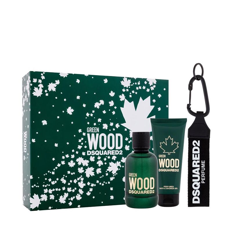 Bô Quà Tặng Nước Hoa Dsquared2 Green Wood EDT Pour Homme sp. 100ml-100ml