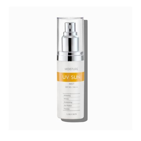 (HSD: 8/2026) Xịt Chống Nắng Lara Moisture UV SUN chai 50ml