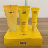Bộ Dưỡng Ẩm Sáng Da Căng Bóng OHUI Miracle Toning 3pcs Set