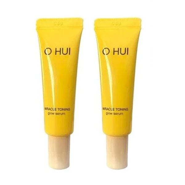 Combo 2 Tinh Chất Ohui Miracle Toning Glow Serum 10mlx2 (Hàng tách set)