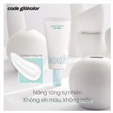 Full Size Kem Lót Code Glokolor Kiềm Dầu & Chống Nắng Oil Cut Mineral Sun Base 35ml