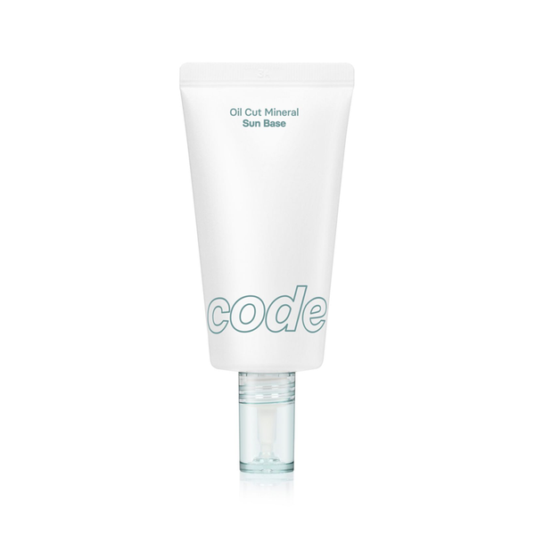 Full Size Kem Lót Code Glokolor Kiềm Dầu & Chống Nắng Oil Cut Mineral Sun Base 35ml