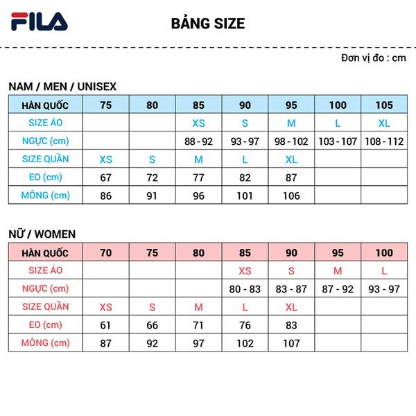 Áo Khoác  Unisex Fila FS2POD1223X-RBU