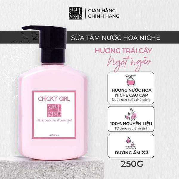 (HSD: 11/2026) Sữa Tắm Nước Hoa Niche Make Scents Hương Trái Cây Ngọt Ngào - Chicky Girl 250Gr