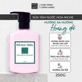 (HSD: 11/2026) Sữa Tắm Nước Hoa Niche Make Scents Hương Xạ Hương Hoang Dã - Wanna Rebel 250Gr