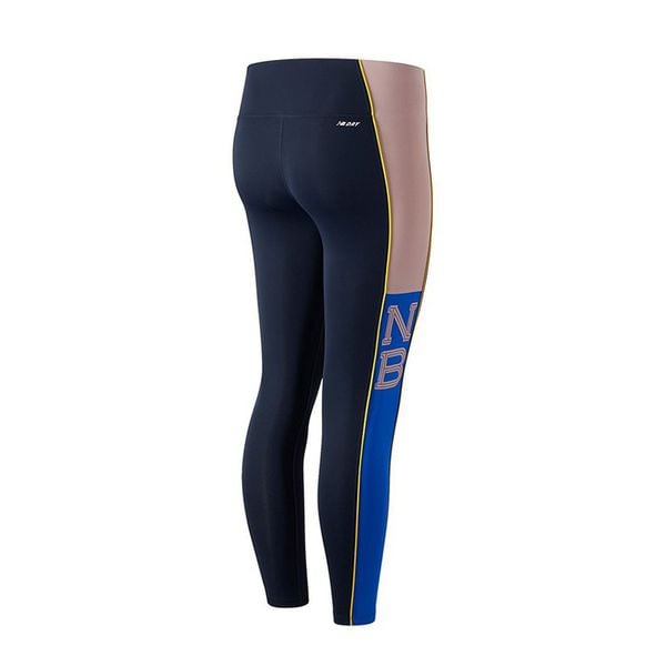Quần Legging Chạy Bộ Nữ New Balance PRINTED VELOCITY 7/8 TIGHT AWP01231SRN
