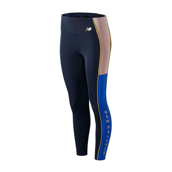 Quần Legging Chạy Bộ Nữ New Balance PRINTED VELOCITY 7/8 TIGHT AWP01231SRN