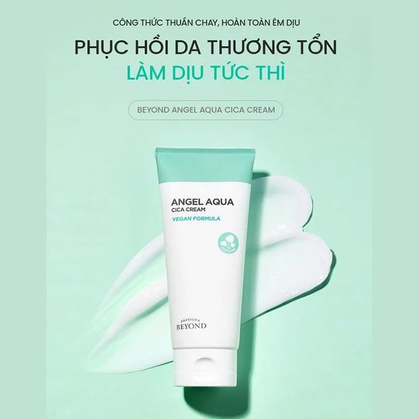 Full Size Bộ 2 Kem Dưỡng Phục Hồi Beyond Angel Aqua Cica Cream 150mlx2