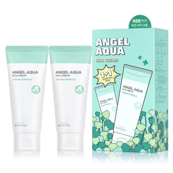 Full Size Kem Dưỡng Phục Hồi Beyond Angel Aqua Cica Cream 150ml (Hàng tách set)