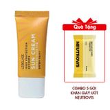 Kem Chống Nắng Lebelage High Protection Extreme Sun Cream SPF50+ PA+++ 30ml (màu cam) Tặng Combo 5 Gói Khăn Giấy Ướt Neutrovis