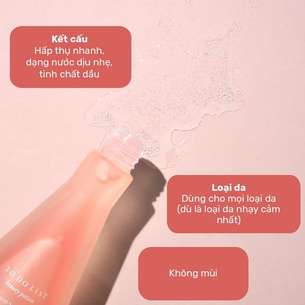 (HSD: 5/2026) Serum Trị Mụn Dịu Da To Do List-Beauty Potion 60ml