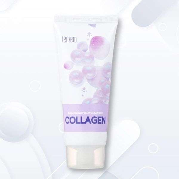Combo 2 Sữa Rửa Mặt Tenzero Balancing Foam Cleanser Collagen 100mlx2