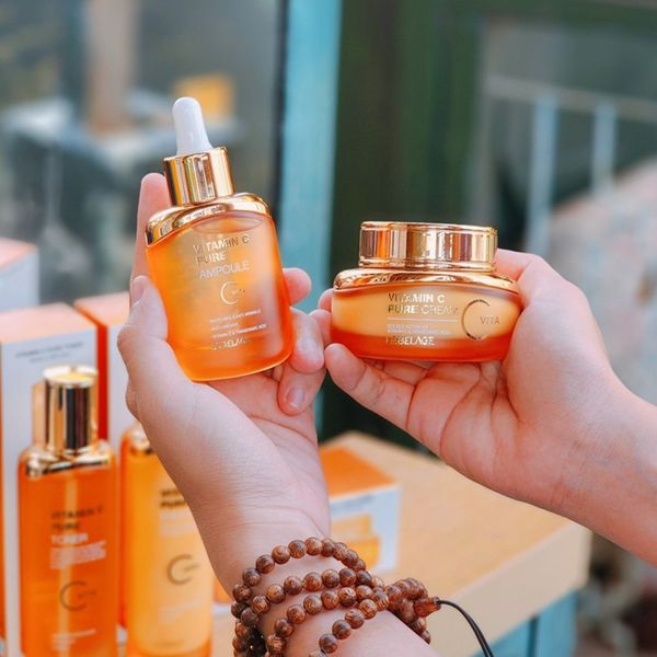 Kem Dưỡng Làm Trắng Da Lebelage Vitamin C Pure Cream 55ml