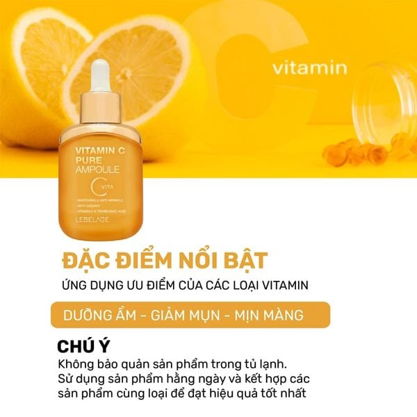 Serum Làm Trắng Da Lebelage Vitamin C Pure Ampoule 35ml